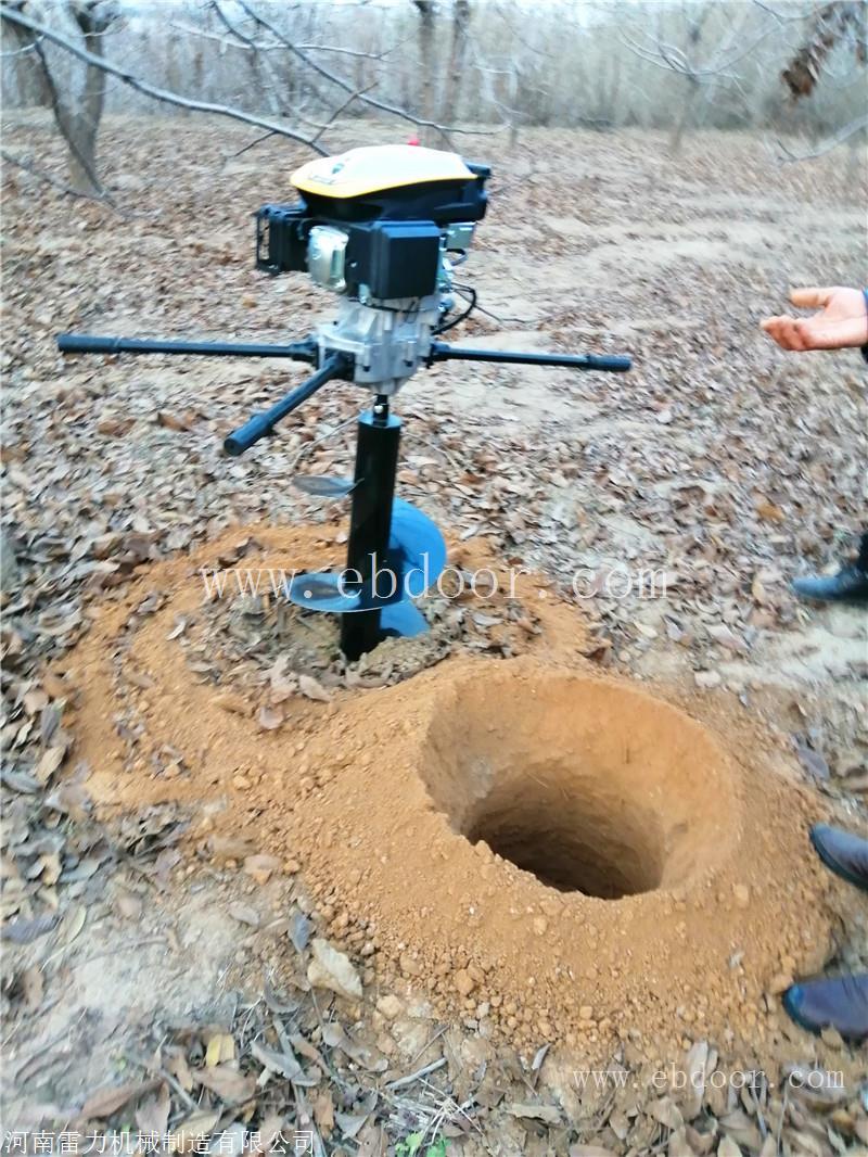挖坑机在种植业钻孔