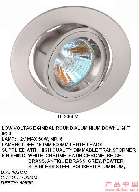 Mr16 round tilt downlight�