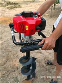 小型挖坑机栽杆清桩钻孔能手