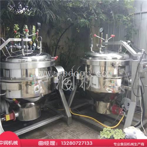 煮粽子设备 嘉兴粽子生产工艺 粽子蒸煮锅