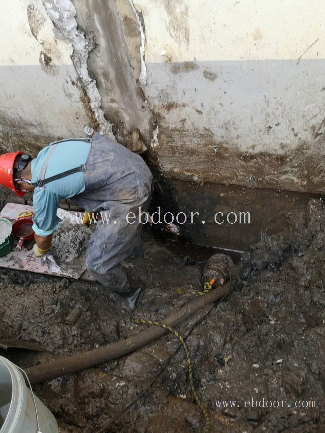 益阳市水库排水涵洞补漏带水堵漏施工