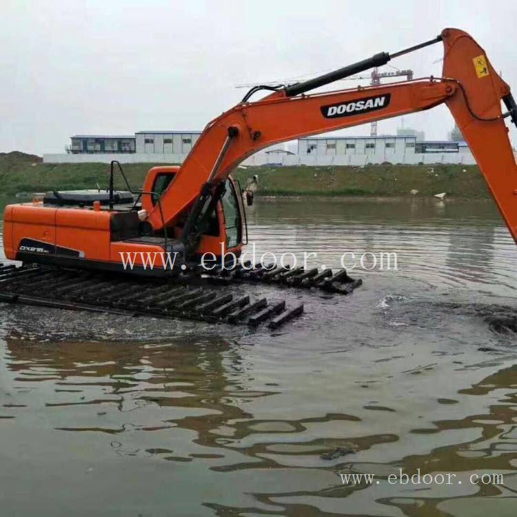 河道清淤水上挖掘机出租租赁不错的选择