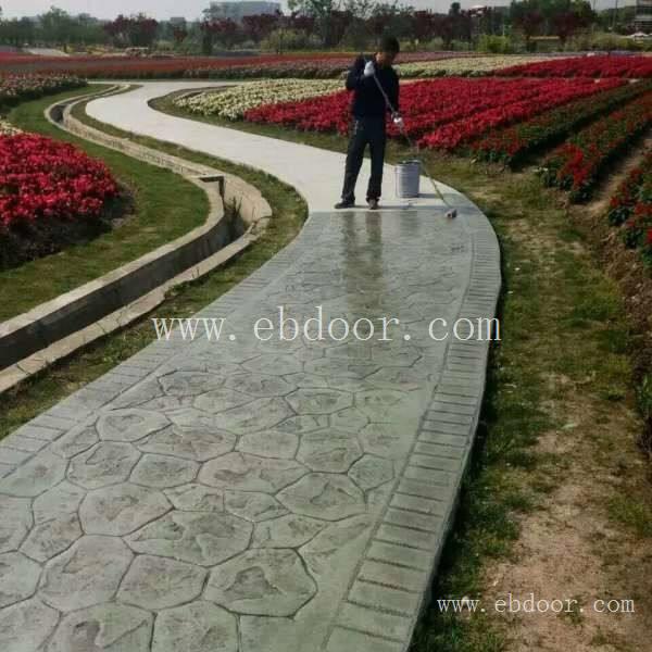 压模地坪 水泥压模地坪 压模地坪路面材料价格