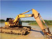 河道清淤水上挖掘机水上船挖出租租赁水库清淤