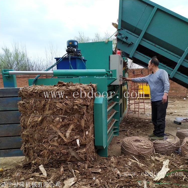 120吨卧式液压打包机厂家 世隆卧式打包机定做 卧式废金属打包机
