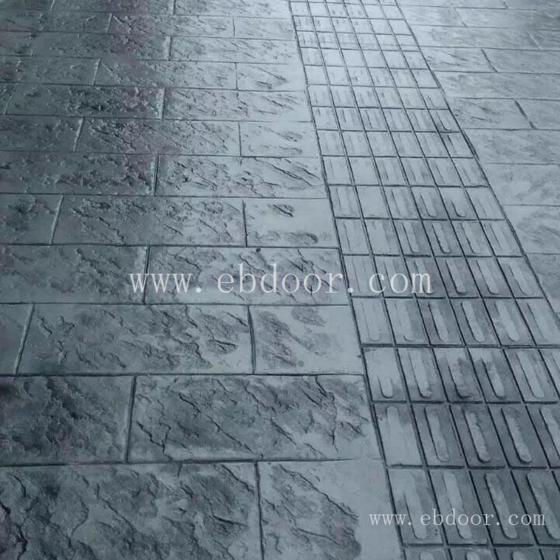 昆明市压印混凝土材料厂家 压花砼材料 压模路面多少钱