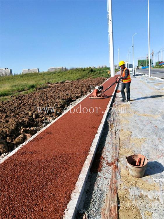 广元市彩色透水混凝土材料 透水砼胶结料 彩色透水砼厂家