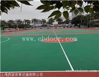 温州小区塑胶篮球场施工承建 球场划线 修补