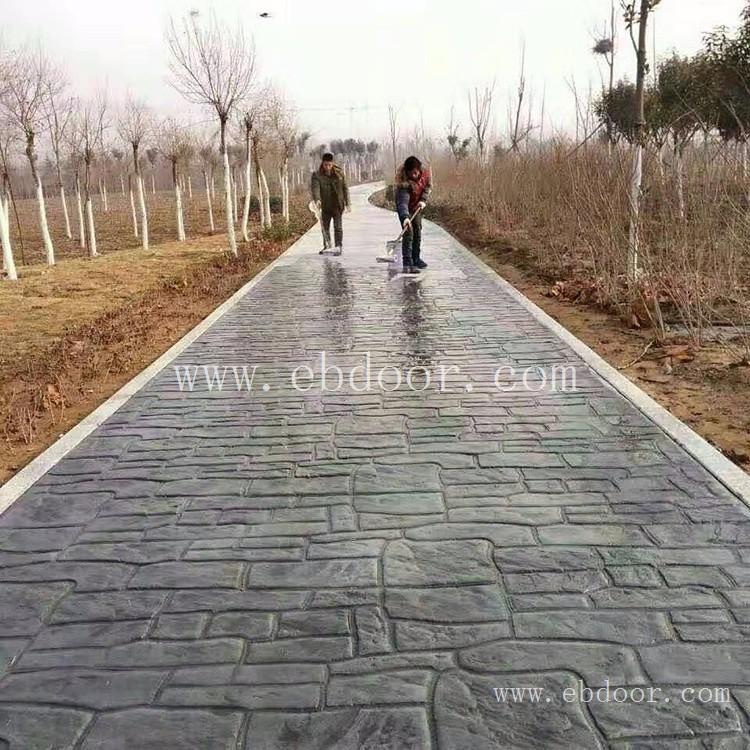 巴中市彩色压模混凝土价格 水泥压花地坪 压印混凝土价格