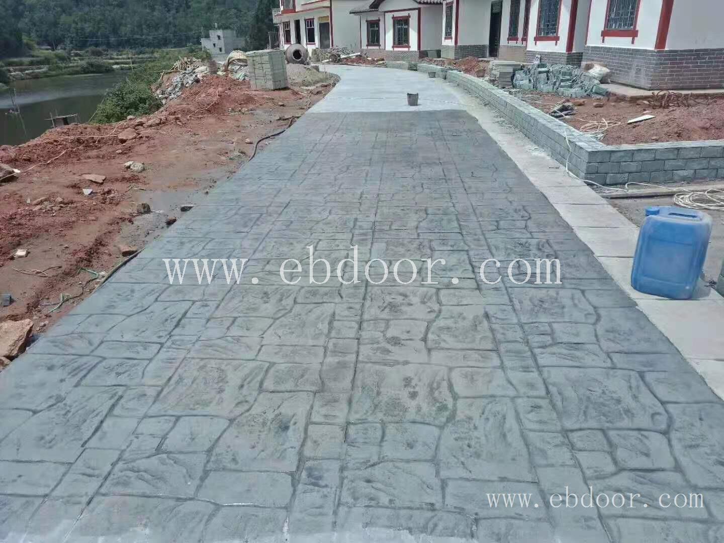 压花混凝土路面材料 厂家直销