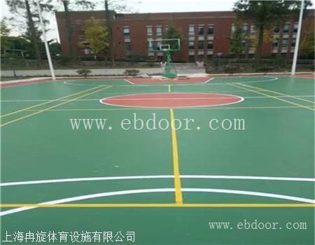 上海塑胶篮球场材料施工厂家 球场修补翻新