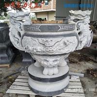 石香炉 花岗岩石香炉 长方形石雕香炉 