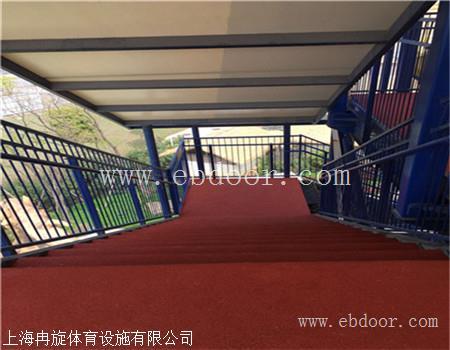 上海公园河道防滑epdm环保塑胶步道施工厂家 