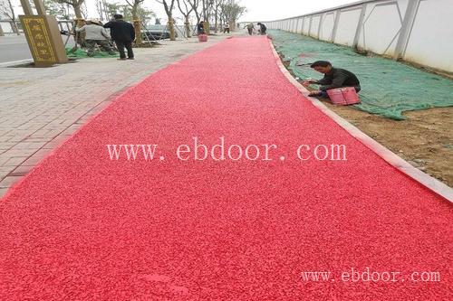 广安市彩色透水路面 透水混凝土增强料 透水地面保护剂价格