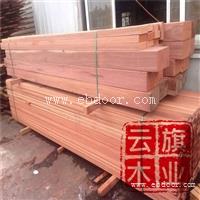 东莞市南美菠萝格古建木方加工厂 南美菠萝格异形木扶手定制