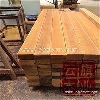 广州市南美菠萝格异形木扶手加工 南美菠萝格定制木凉亭