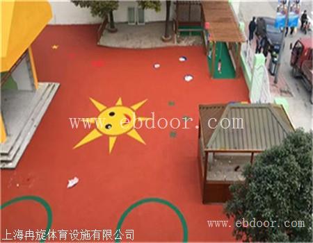 江阴幼儿园塑胶地坪施工设计 破损翻新 修补
