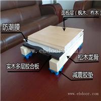 双龙骨结构木地板的高弹力