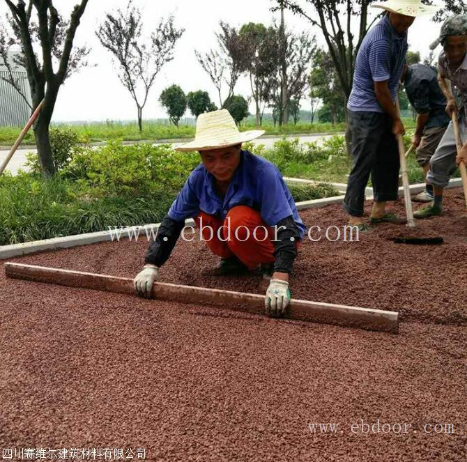 阿坝藏族羌族自治州 彩色透水地坪 SR透水混凝土增强剂  
