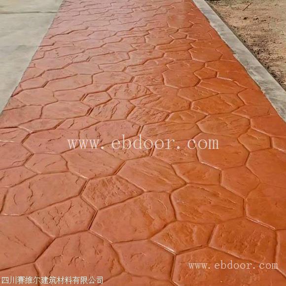 丰都县压印路面厂家 压印地面 压模路面价格