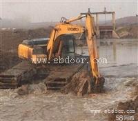 水上挖掘机租赁 沼泽地湿地挖掘机租赁大规模