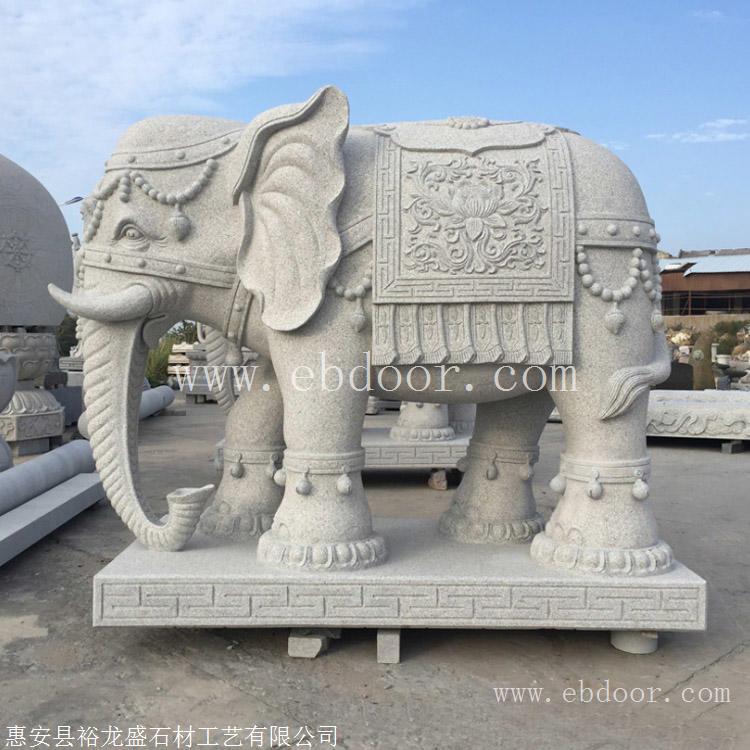 广东露天石雕大象