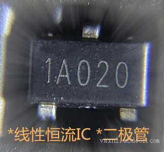 NU501芯片，NU501 1A020(恒流20MA),NU501PWM调光应用