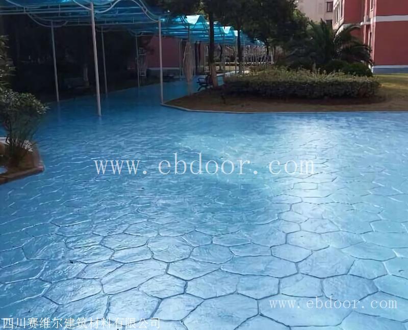 德阳市 彩色压模地坪材料 水泥压模地坪 混凝土压印地坪厂家
