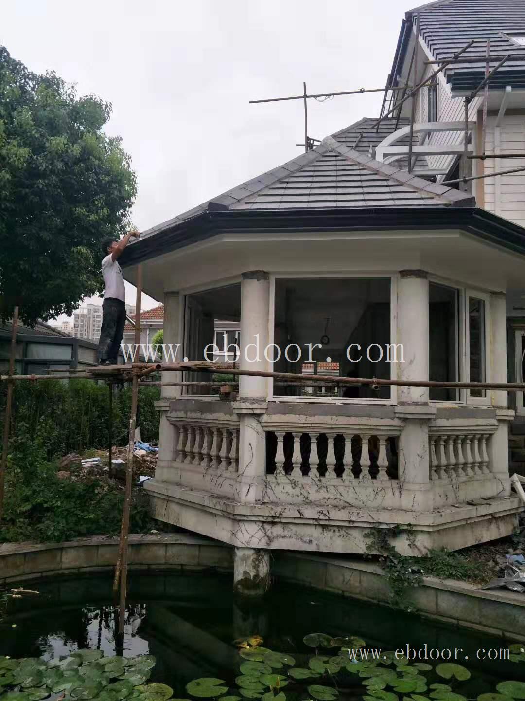 广州别墅屋檐铝合金雨水槽厂家