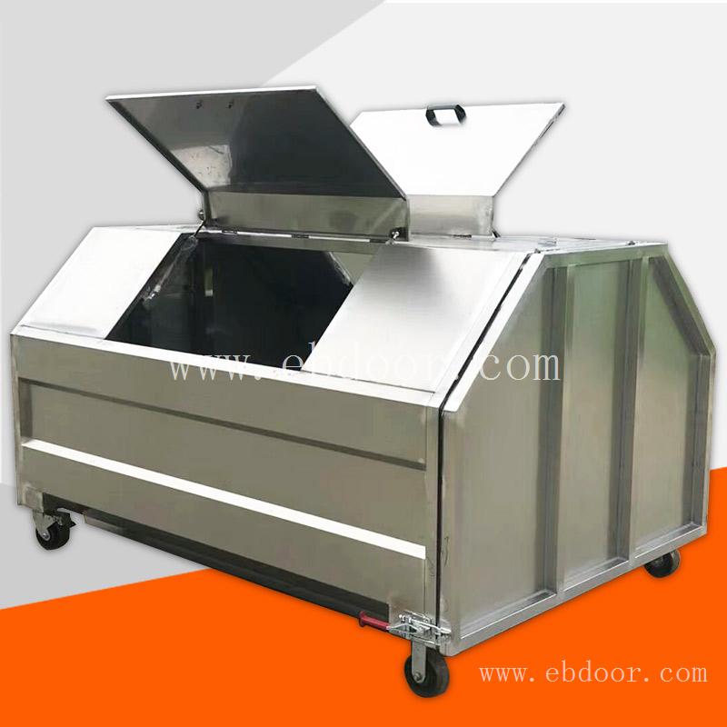 车载钩臂垃圾箱 5立方可卸式垃圾箱  景区移动垃圾箱 开拓者