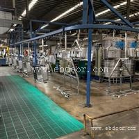定制悬挂式水壶超声波清洗线 水槽除蜡清洗烘干自动线