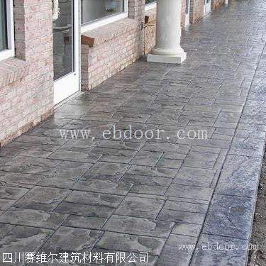 瑞丽市 彩色压花砼材料 压花混凝土 彩色压印地坪材料