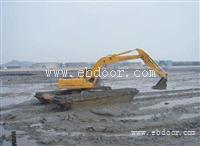五湖水利 水上两用挖掘机租赁多种施工方案