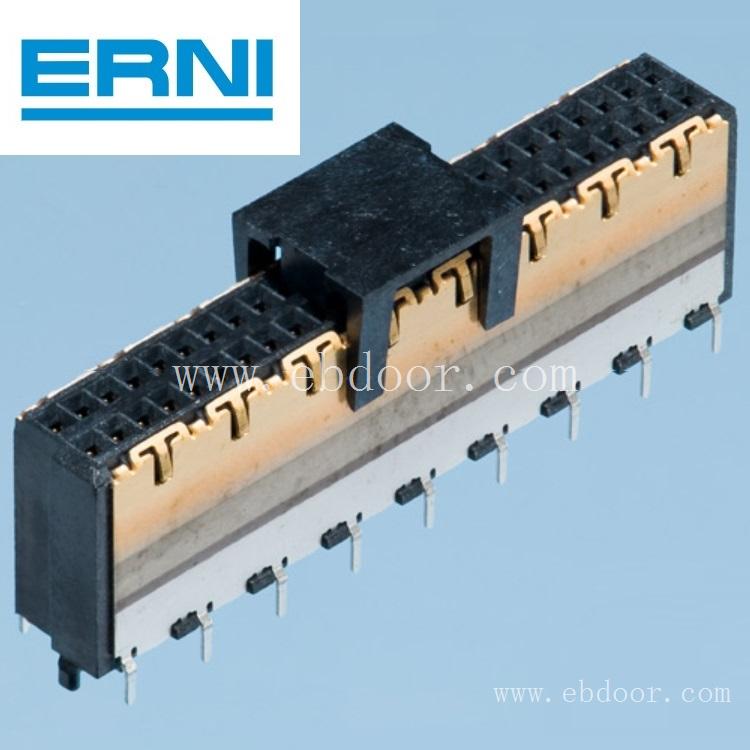 50针ERNI高速连接器PCB垂直式224515表面贴片MicroSpeed