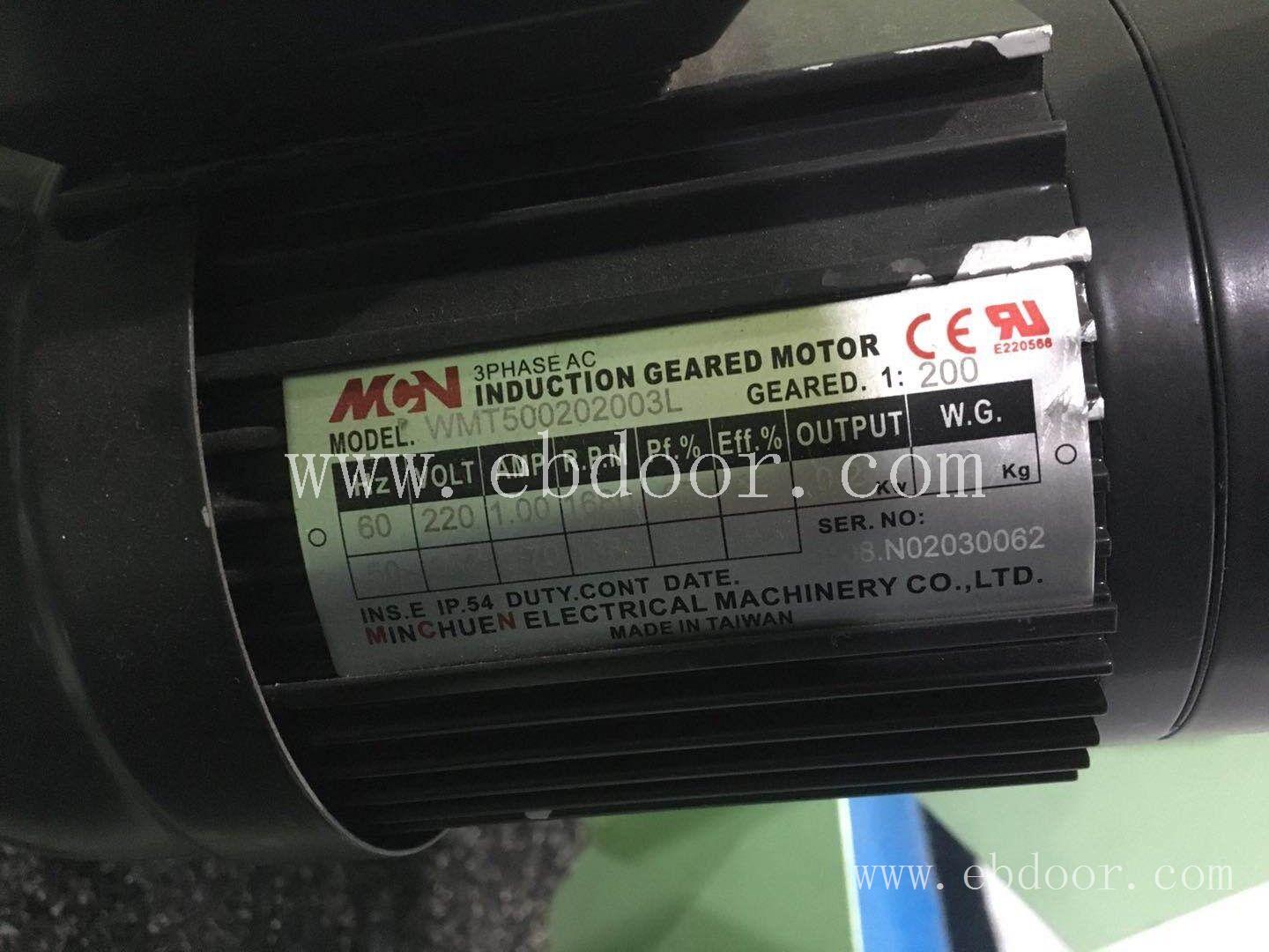 台湾MCN INDUCTION CNC车床专用减速电机 WMT500202003L