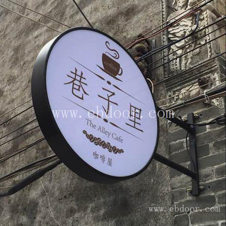 拉布灯箱框架包柱 LED软膜天花灯箱 _源优_ 户外双面灯箱定做