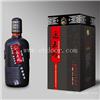 牛皮纸白酒盒 黑卡纸折叠包装盒 抽屉盒厂家