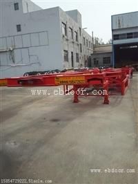 轻量化45英尺骨架挂车13.75米集装箱骨架半挂车 出口要求