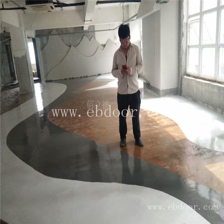 水墨艺术地坪漆 水墨地面 眉山正宗水墨艺术地坪漆