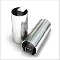 不锈钢凹型无缝钢管 兴荣304单槽异型管 不锈钢护栏异型管