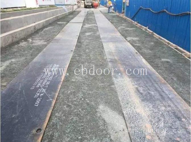 工地基础垫地钢板租赁 防滑钢板武汉市场参考价
