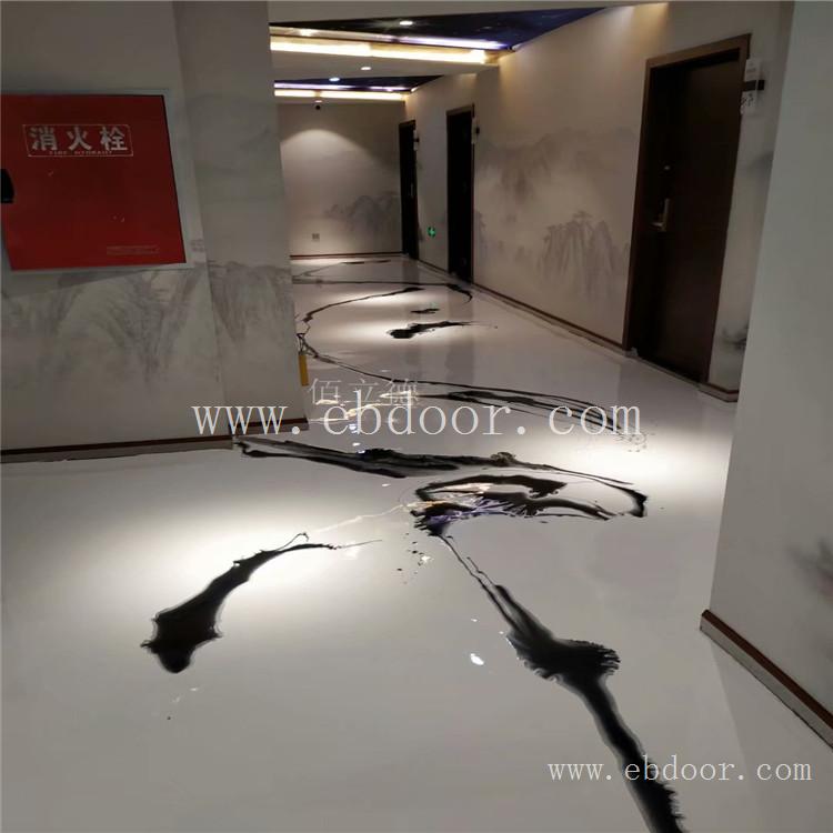 水墨艺术地坪漆 泼墨地坪漆 无尘水墨艺术地坪漆厂家价
