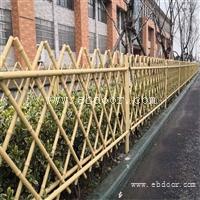 市政竹节围栏定做 新农村建设街道绿化护栏 绿色不锈钢仿竹护栏