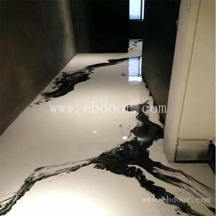水墨艺术地坪漆 黑墨艺术地面 知名水墨艺术地坪漆规格