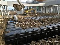 遵义抗浮式地埋消防水箱基础施工