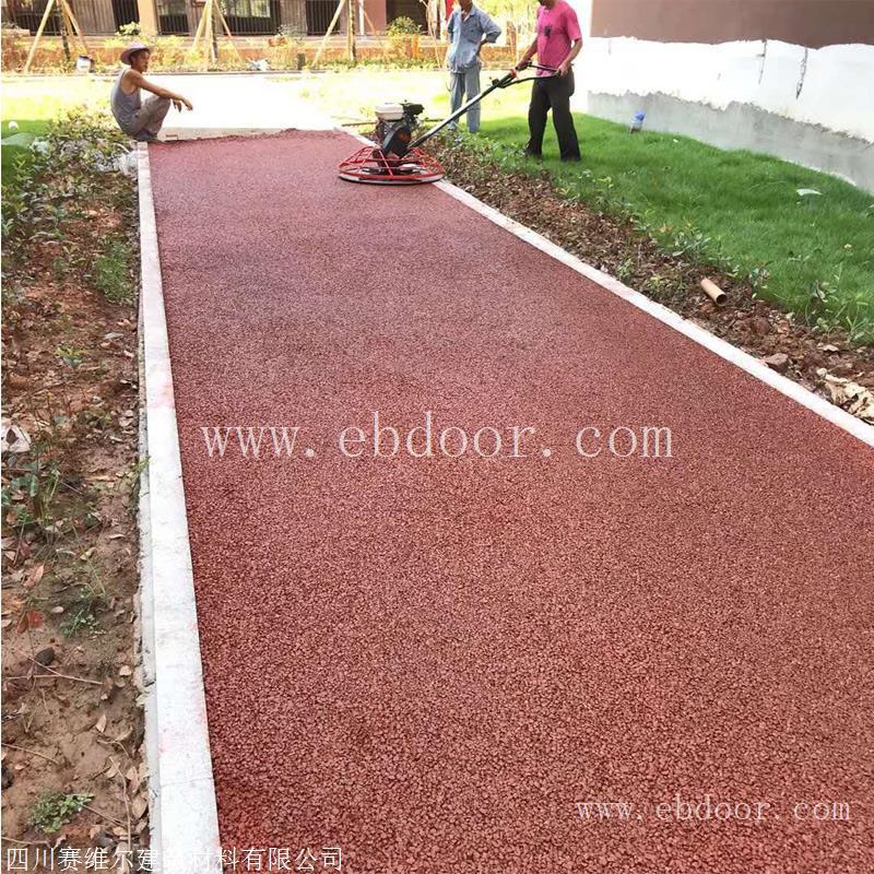 德阳市 透水混凝土粘结料 40厚透水混凝土 多少钱一平米