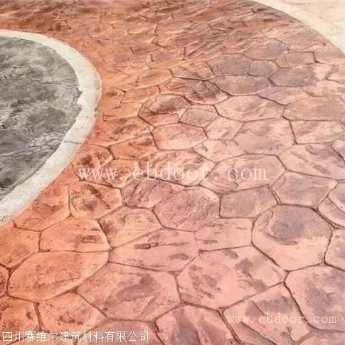 都匀市 彩色压花路面 压印地坪厂家 压模混凝土 一立方价格