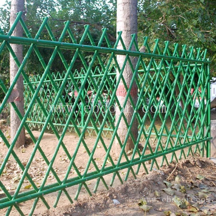 人工湖安全竹节围栏 公路市政仿竹隔离栅 古城街道绿化仿竹节护栏