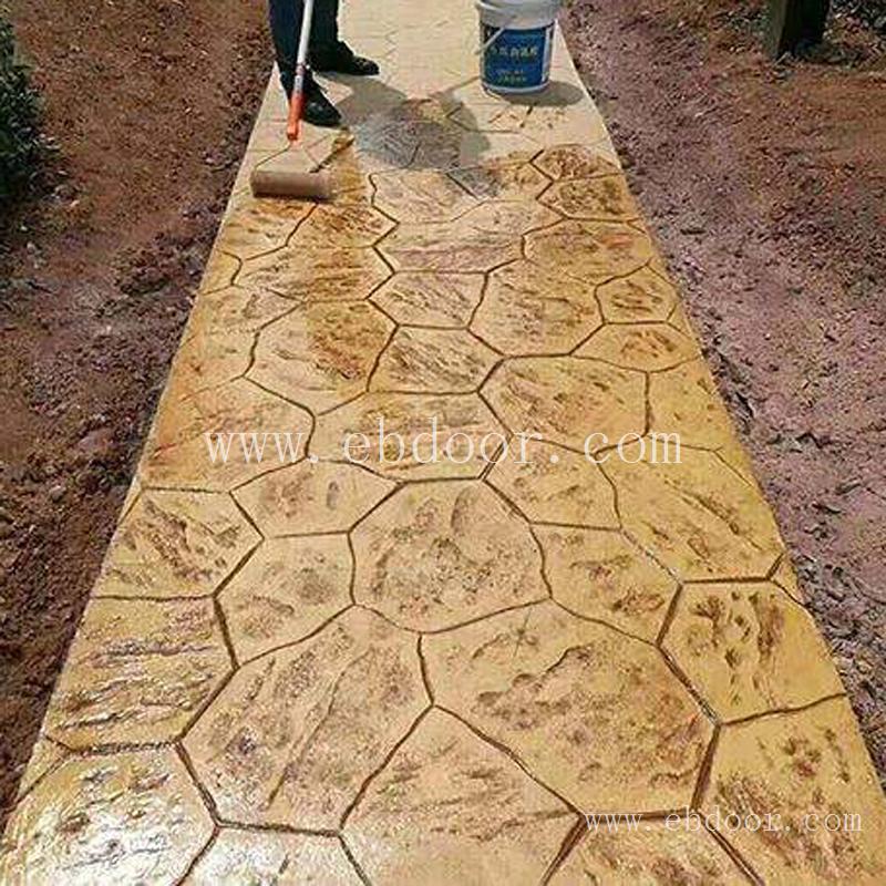 邵阳市 彩色压印路面 压花路面价格 压印地坪厂家 多少钱一吨