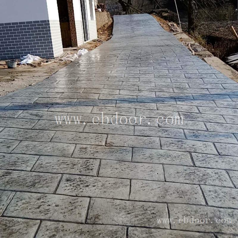 涪陵区 压花路面价格 压花地坪材料 压膜混凝土材料